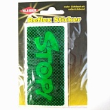 Аппликация, самоклеящаяся, светоотражающая "STOP" 10,2*4,8см, ПВХ, зеленый, Kleiber, 611-63