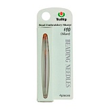 Иглы ручные для бисера, размер 0,45*37мм (№ 10S), сталь, Tulip, TBN-002e