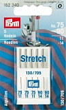 Иглы для швейных машин с плоской колбой 130/705, стрейч № 75 и № 90, сталь, Prym, 152340