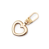 Подвеска для застежки-молнии, с карабином "Сердце", металл, золотистый, Prym, 482372