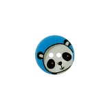 Пуговица с 2 отверстиями, размер 15мм, пластик, синий, Union Knopf by Prym, U0453858015006601-20
