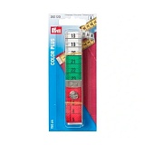 Измерительная лента с сантиметровой шкалой, Колор Плюс с кнопкой, 0,5*19*150см, желтый/цветн 282120