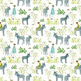 Ткань "Любимый осел", ширина 145см, Acufactum Ute Menze, 3523-630