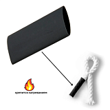 Наконечник для шнура, размер 35мм, пластик, черный, Union Knopf by Prym, U0501006035008001-22