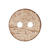 Пуговица с 2 отверстиями, размер 30мм, кокосовый орех, Union Knopf by Prym, U0045959030001801-10