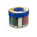 Набор швейных ниток в коробке, длина 50м, 100% полиэстер, 12шт в наборе, Kleiber, 920-14