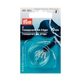 Прозрачные лямки для бюстгальтера-съемные, 10мм, 100%полиуретан, 2шт на блистере 991950