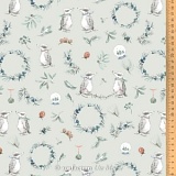 Ткань "Грушанки и барсуки", ширина 145см, 100% хлопок, Acufactum Ute Menze, 3523-892