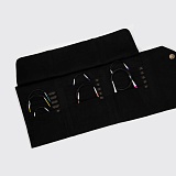 Органайзер "Coal" для спиц круговых 22*18*2см (в закрытом виде), черный, KnitPro, 12863