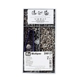 Кнопки "Джерси", форма "Кольцо", диаметр 10мм, латунь, серебристый, 200шт в упаковке, Prym, 390127