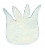 Купить недорого   Набор форм "Цветы-букет" из войлока "Белый Ангел", 11/6см-х4/х6шт,100% шерсть, не окра VN0107