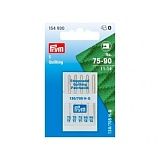 Иглы для швейных машин с плоской колбой 130/705 H-Q, квилтинг № 70 и № 90, сталь, Prym, 154930