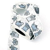 Купить недорого   Тесьма декоративная "Чайники", ширина 30мм, Acufactum Ute Menze,  в интернет магазине Фэмили хоби