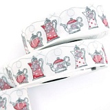 Купить недорого   Тесьма декоративная "Чайники", ширина 30мм, Acufactum Ute Menze,  в интернет магазине Фэмили хоби