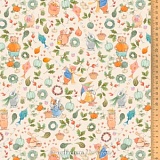 Ткань "Осення игра", ширина 145см, 100% хлопок, Acufactum Ute Menze, 3523-895