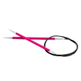 Спицы круговые "Zing" 5мм/60см, KnitPro, 47101