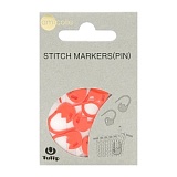 Маркер для вязания "amicolle", тюльпан, размер 22*12мм, пластик, оранжевый, Tulip, AC-028e