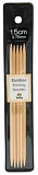 Спицы чулочные "Bamboo" 3,75мм/15см, Tulip, KND060375