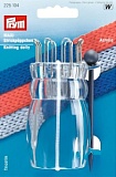 "Куколка" для плетения шнуров, диаметр 4,7см, длина 9,8см, акрил, прозрачный, Prym, 225104