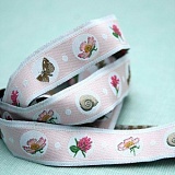 Купить недорого   Тесьма декоративная "Круги цветов", ширина 16мм, Acufactum Ute Menze,  в интернет магазине Фэмили хоби