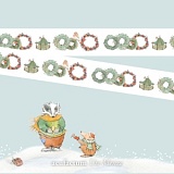 Купить недорого   Тесьма декоративная "Зимние венки", ширина 16мм, 100% полиэстер, Acufactum Ute Menze, 35371  в интернет магазине Фэмили хоби