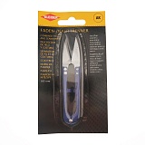 Ножницы для ниток, длина 10,5см, нержавеющая сталь, синий, Kleiber, 921-76