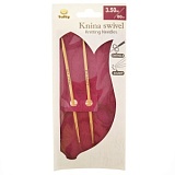 Спицы круговые "Knina Swivel" 3,5мм/80см, бамбук, натуральный, Tulip, KS-800350