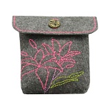 Набор для шитья из фетра "Сумочка. Лилия на сером", Kleiber, 931-41