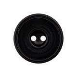 Пуговица с 2 отверстиями, размер 34мм, черный, Union Knopf by Prym, U0453510034008001-12