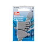 Колпачок-держатель для чулочных спиц диаметром 3-3,5мм, пластик, серый, 2шт в упаковке, 611856