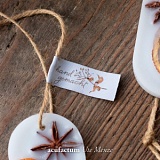 Этикетка тканая "handgemacht" 20*45мм, Acufactum Ute Menze, 35348-этикетка