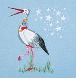Купить недорого   Набор для вышивания  "Аист" 24*26см, Acufactum Ute Menze, 2516  в интернет магазине Фэмили хобби