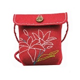 Набор для шитья из фетра "Сумочка. Лилия на бордовом", Kleiber, 931-39