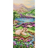 Купить недорого   Набор для вышивания Anchor "Highlands Landscape" 32*14см, MEZ Венгрия, PCE0816  в интернет магазине Фэмили хобби
