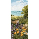 Купить недорого   Набор для вышивания Maia "Clifftop Footpath View" 28,5*12,5см, MEZ Венгрия, APC415  в интернет магазине Фэмили хобби