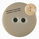 Пуговица двухсторонняя, размер 23мм, пластик, Dill, 342802/23-12