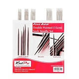 Набор спиц чулочных длиной 15см "Nova Metal", 5 размеров, KnitPro, 10651