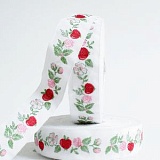 Купить недорого   Тесьма декоративная "Цветочная герлянда с яблоками", ширина 20мм, Acufactum,  в интернет магазине Фэмили хоби