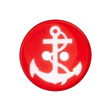 Пуговица "Якорь" с 2 отверстиями, размер 20мм, пластик, Union Knopf by Prym, U0451688020004801-20