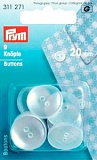 Пуговицы для халатов и пижам, диаметр 20мм, пластик, перламутровый, Prym, 311271