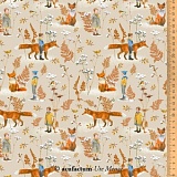 Ткань "Любимая лиса", ширина 145см, 100% хлопок, Acufactum Ute Menze, 3523-823