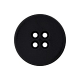 Пуговица с 4 отверстиями, размер 23мм, пластик, черный, Union Knopf by Prym, U0045579023008001-20