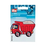 Термоаппликация "Грузовик" 50*80мм, красный цв. 925360