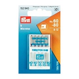 Специальные иглы д/швейных машин с плоской колбой, №60-80, МИКРОТЕКСТИЛЬ, 5шт в пенале на б 15294