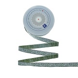 Купить недорого   Тесьма декоративная "Омела. Золотая звезда", ширина 16мм, Acufactum Ute Menze,  в интернет магазине Фэмили хоби