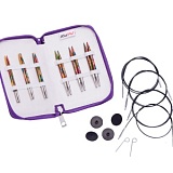 Набор "Deluxe - Special IC" съемных спиц "Symfonie", длина 10см, 6 размеров, KnitPro, 20662